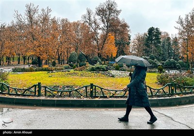 روز های بارانی پاییز در تهران