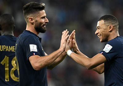  جام جهانی قطر| پیروزی فرانسه در شب رکوردشکنی ژیرو و دبل امباپه؛ خداحافظ لوا!/ باز هم صندلی‌های خالی! 