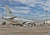 توقف موقت پروازهای فرودگاه نجف و بروز سانحه برای یک هواپیما در بغداد