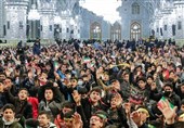 گردهمایی نوجوانان مشهدی به یاد 3 دانش‌آموز شهید حادثه تروریستی حرم شاهچراغ(ع)