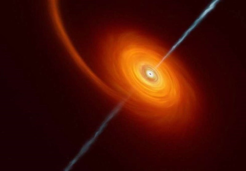 Distant Black Hole Caught in Act of Annihilating A Star