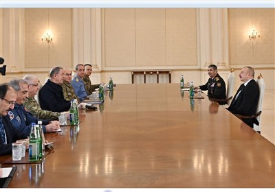  دیدار وزیر دفاع ترکیه با رئیس جمهور آذربایجان 