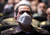 سرتیپ علیرضا صباحی‌فرد فرمانده نیروی پدافند هوایی ارتش در همایش ملی جایگاه علم و فناوری در دفاع مقدس
