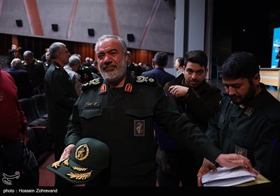 سردار علی فدوی جانشین فرمانده کل سپاه پاسداران در همایش ملی جایگاه علم و فناوری در دفاع مقدس