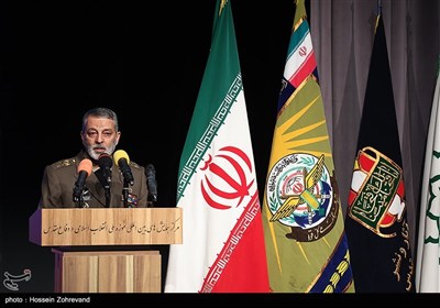 سخنرانی سید عبدالرحیم موسوی فرمانده کل ارتش در همایش ملی جایگاه علم و فناوری در دفاع مقدس