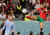 جام جهانی قطر| جدال اسپانیا و مراکش به وقت‌‌های اضافه کشید