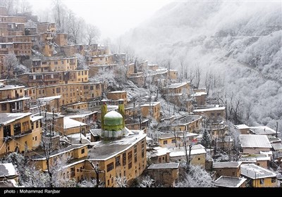 Snow Blankets Iran’s Masouleh Village