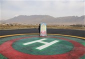 بزرگترین پد هوایی کشور با حضور وزیر بهداشت در اراک افتتاح شد