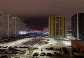 آتش‌سوزی مهیب در یک مرکز خرید در مسکو