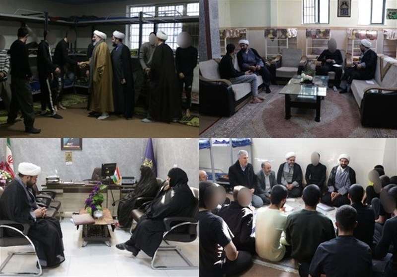 جمعی از روحانیون با متهمان حوادث اخیر در ارومیه دیدار کردند + تصاویر