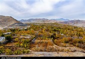 طبیعت پاییزی روستای نایه - قم