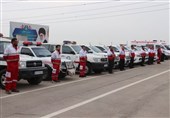 پوشش امدادی سفر رئیس جمهور به یزد با 50 تیم امدادی هلال احمر