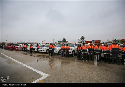 رزمایش طرح زمستانی پلیس راه استان همدان