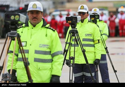 رزمایش طرح زمستانی پلیس راه استان همدان