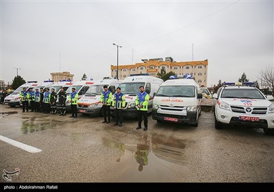 رزمایش طرح زمستانی پلیس راه استان همدان