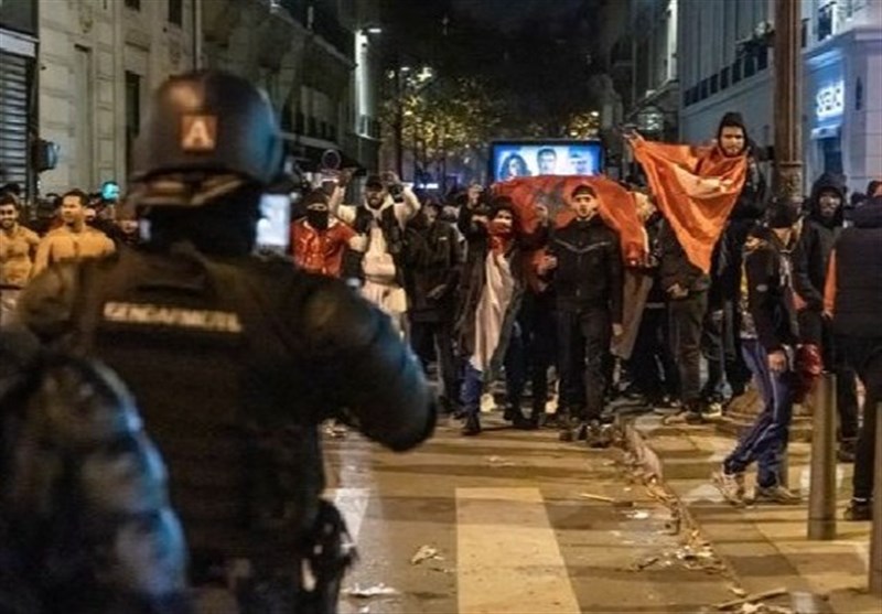 پرتاب گاز اشک آور و بازداشت 100 نفر در درگیری‌های فرانسه