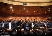  علیرضا زاکانی شهردار تهران و سید عبدالله ارجائی شهردار مشهد در همایش روز ملی حمل و نقل 