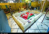 نصب ضریح جدید حرم مطهر حضرت رقیه (س)