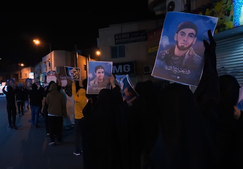 تظاهرات مردم بحرین علیه رژیم آل خلیفه در روز «شهدای بحرین»