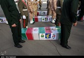 استقبال از پیکر دوازده شهید گمنام دفاع مقدس در مشهد
