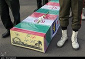 استقبال از پیکر دوازده شهید گمنام دفاع مقدس در مشهد