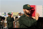 استقبال از پیکر دوازده شهید گمنام دفاع مقدس در مشهد