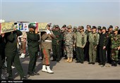 استقبال از پیکر دوازده شهید گمنام دفاع مقدس در مشهد