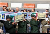 استقبال از پیکر دوازده شهید گمنام دفاع مقدس در مشهد