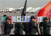 استقبال از پیکر دوازده شهید گمنام دفاع مقدس در مشهد