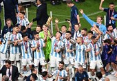 واکنش بازیکنان آرژانتین به قهرمانی در جام جهانی 2022