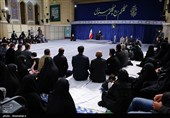 دیدار جمعی از خانواده شهدای حادثه تروریستی شاهچراغ با رهبر معظم انقلاب