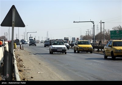 مراسم افتتاح تقاطع غیر همسطح شهید زارعی در اتوبان همدان کرمانشاه