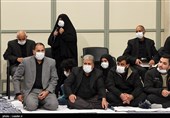 دیدار جمعی از خانواده شهدای حادثه تروریستی شاهچراغ با رهبر معظم انقلاب