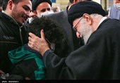 دیدار جمعی از خانواده شهدای حادثه تروریستی شاهچراغ با رهبر معظم انقلاب