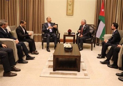  وزیر خارجه پیام آیت الله رئیسی را تسلیم پادشاه اردن کرد 