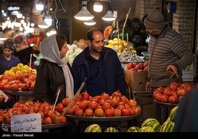 بازار خرید شب یلدا - کرمانشاه 