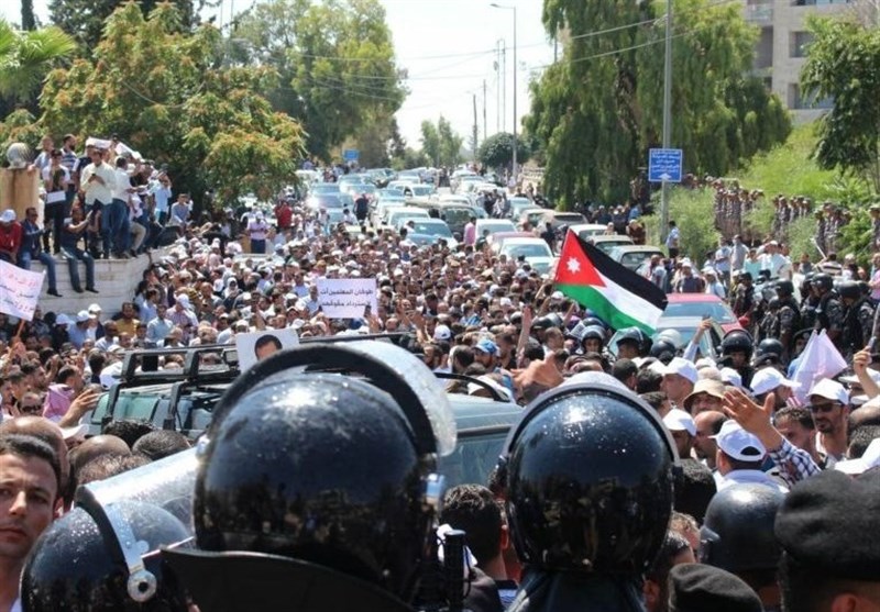 راهپیمایی گسترده در حمایت از فلسطین در امان و غزه