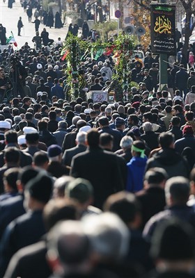 مراسم استقبال از پیکر هشت شهید گمنام دفاع مقدس در قزوین