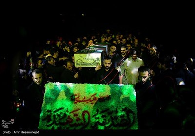 حضور شهید گمنام در سوگواره نگین شکسته - مشهد