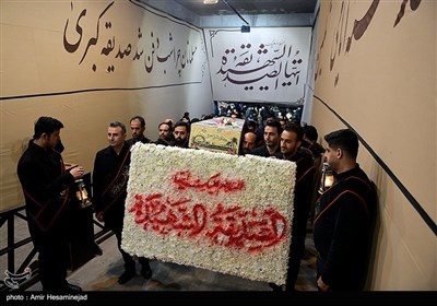 حضور شهید گمنام در سوگواره نگین شکسته - مشهد