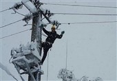 خسارت 100 میلیاردی بارش برف به شبکه برق‌رسانی چهارمحال و بختیاری