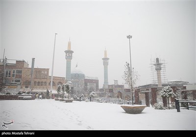 اولین برف زمستانی در تهران