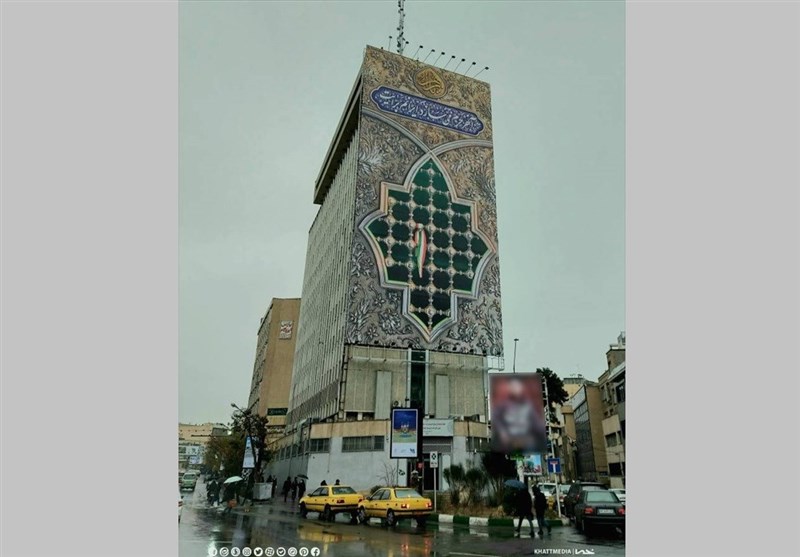 آرزوی دیرین محبان حضرت زهرا(س) روی دیوارنگاره جدید میدان جهاد نقش بست + عکس
