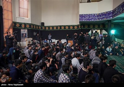 مراسم تشییع پیکر مطهر شهید گمنام در دبیرستان پسرانه امام رضا (ع) - مشهد