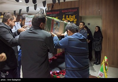 مراسم وداع با پیکر شهید رحمان خسروانیان - شیراز