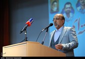 حسن قدسی پور رئیس دانشگاه امیرکبیر در یادواره شهدای هسته ای