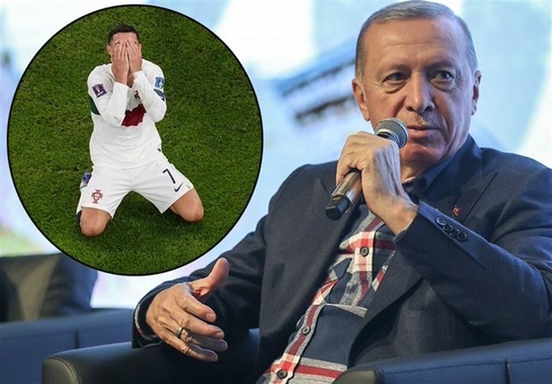 اردوغان: رونالدو مدافع آرمان فلسطین است و نیمکت‌نشینی‌اش در جام جهانی سیاسی بود/ او به عربستان می‌رود