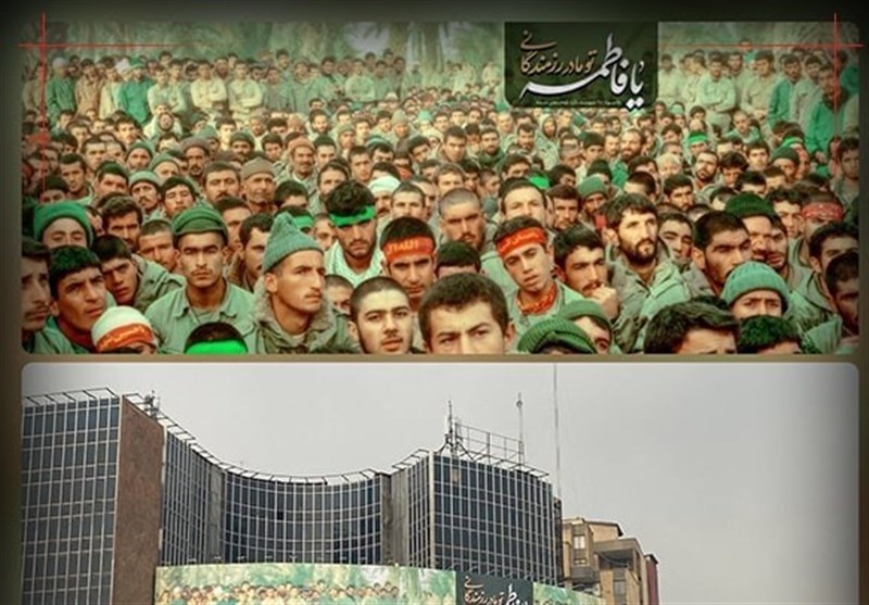 دیوارنگاره جدید میدان ولی‌عصر(عج) به استقبال کاروان شهدا رفت