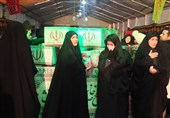 وداع تهرانی‌ها با 200 شهید گمنام دفاع مقدس در شب شهادت حضرت زهرا(س) + فیلم و عکس