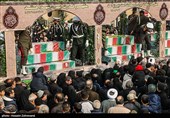 Mass Funeral Held in Tehran for Martyrs